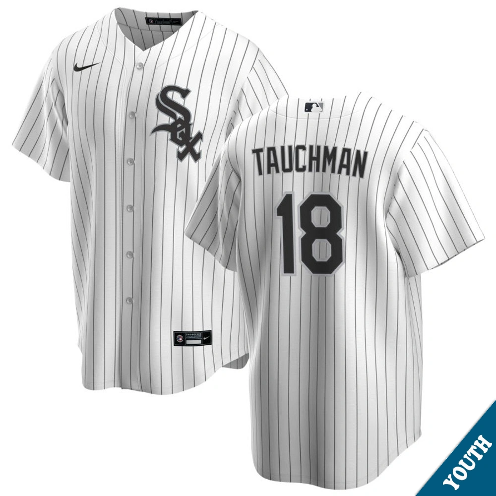 Youth Chicago White Sox Mike Tauchman #18 Home White Replica Jersey Youth Chicago White Sox Mike Tauchman #18 Home White Replica Jersey