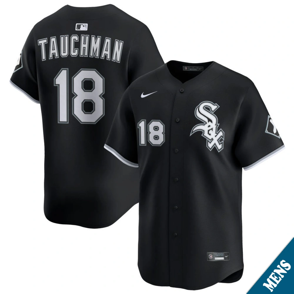 Men's Chicago White Sox Mike Tauchman #18 Black Alternate Limited Jersey Men's Chicago White Sox Mike Tauchman #18 Black Alternate Limited Jersey