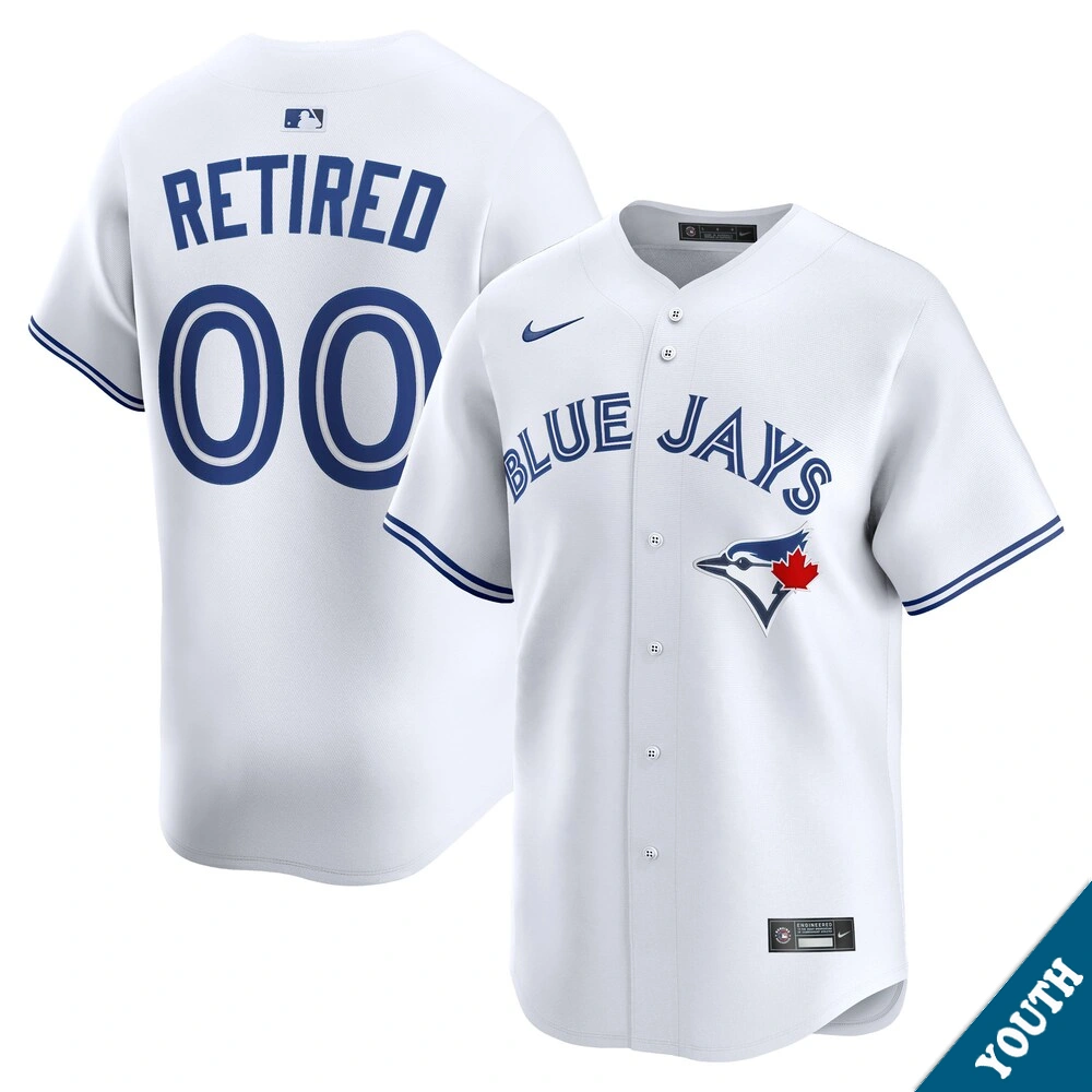 Youth Toronto Blue Jays Custom Home White Limited Former Player‌ Jersey