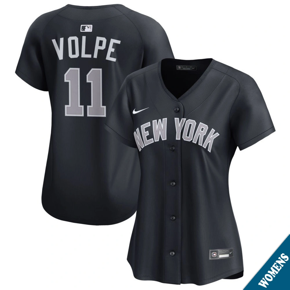 Women's New York Yankees Anthony Volpe #11 Navy Alternate Limited Jersey