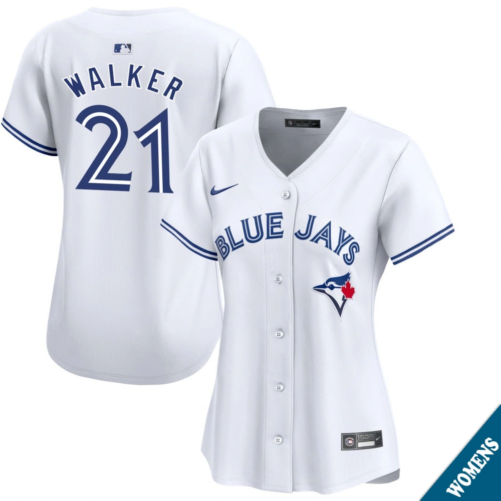 Women's Toronto Blue Jays Josh Walker #21 Home White Limited Jersey