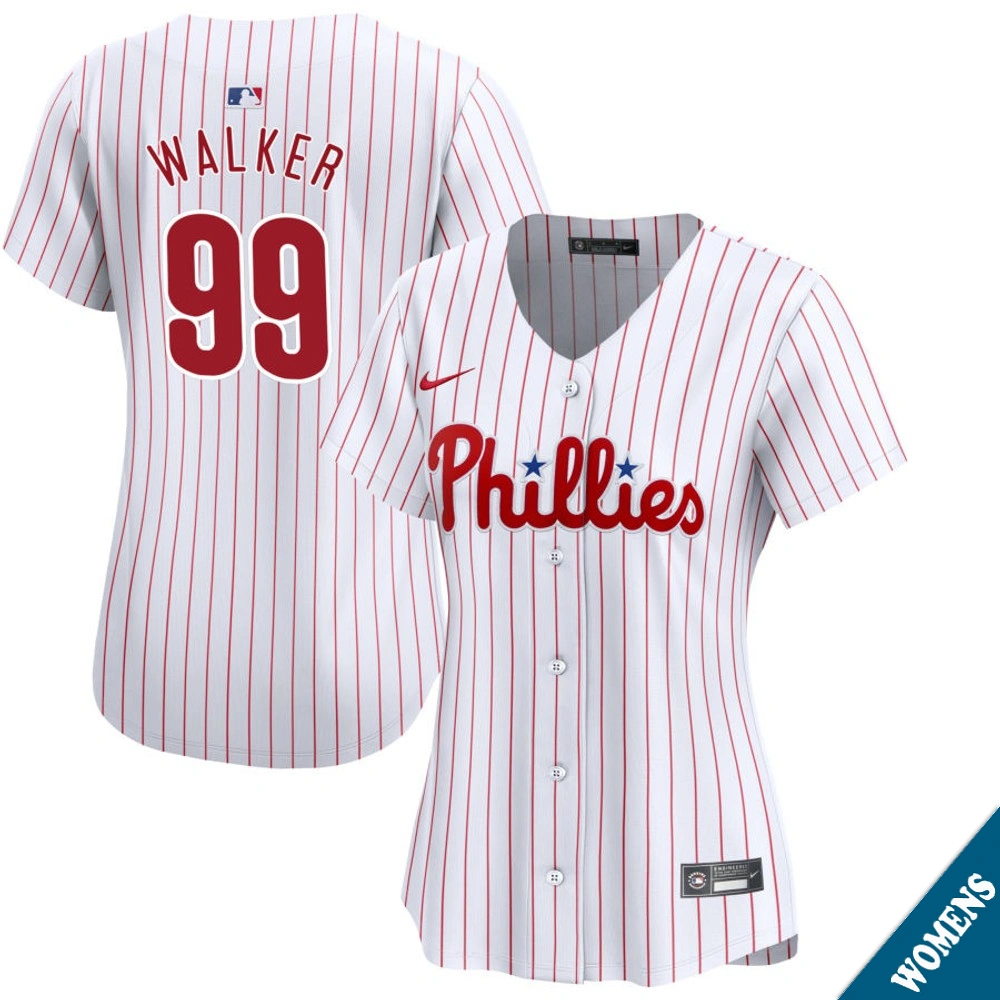 Women's Philadelphia Phillies Taijuan Walker #99 Home White Limited Jersey