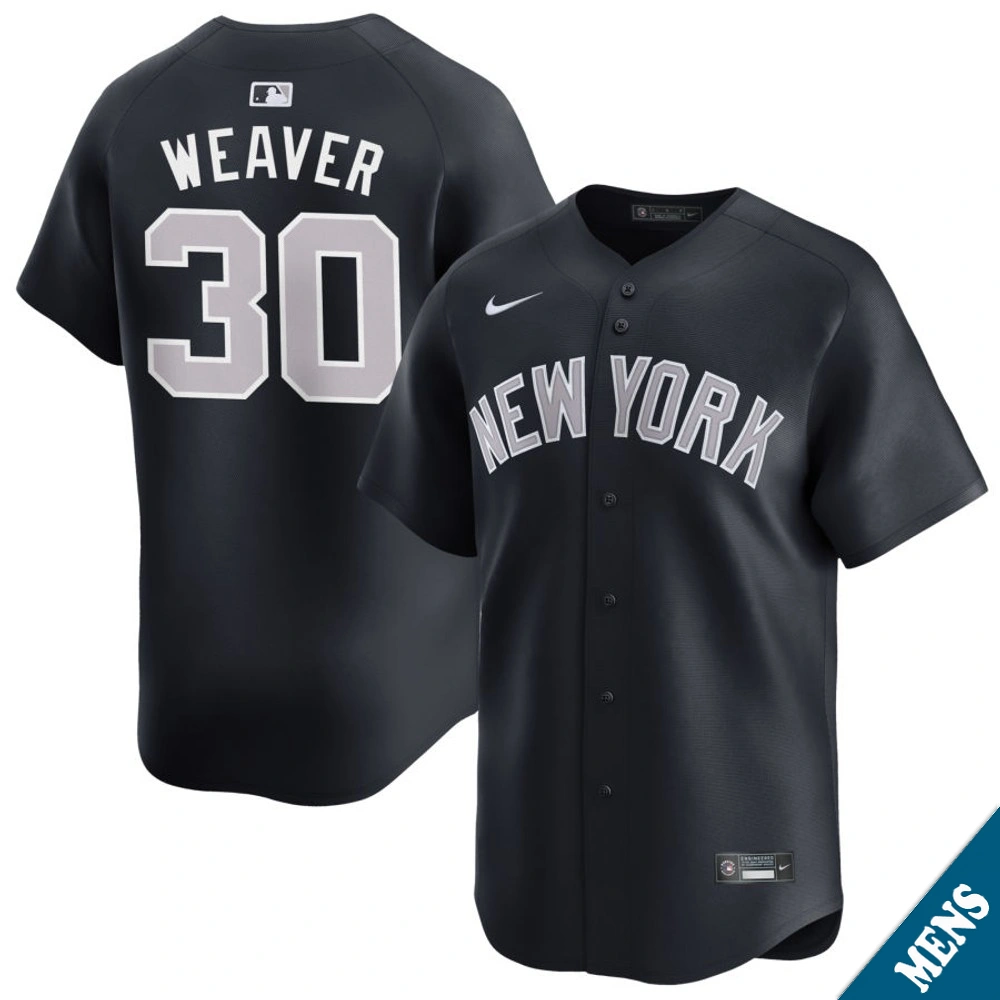 Men's New York Yankees Luke Weaver #30 Navy Alternate Limited Jersey