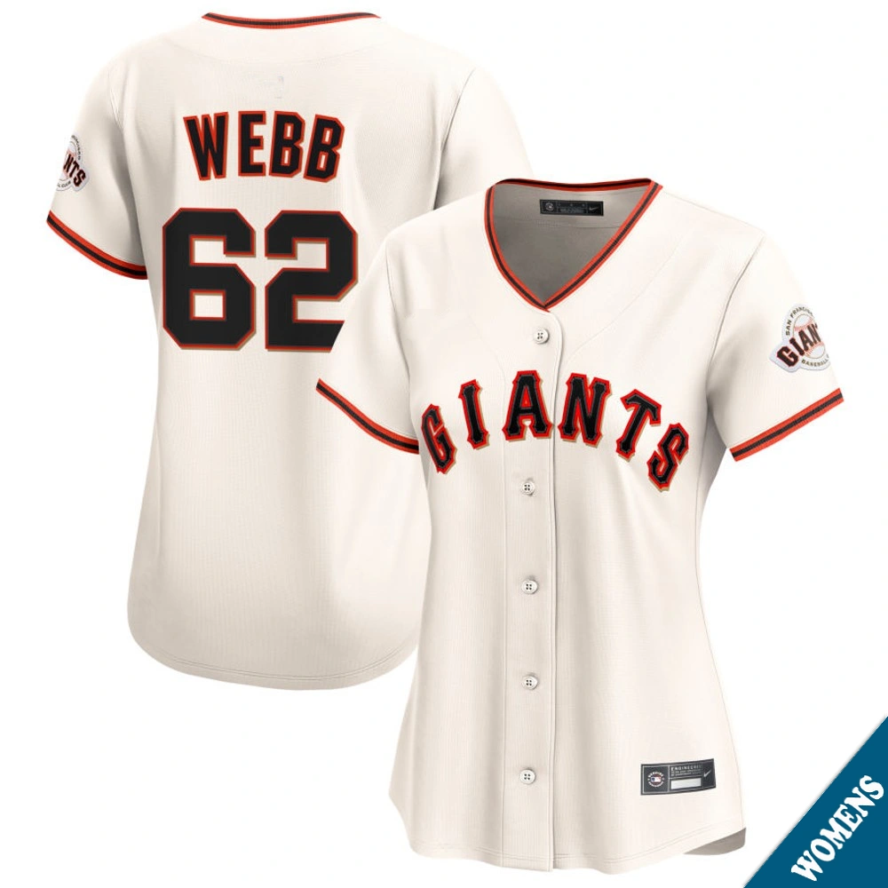 Women's San Francisco Giants Logan Webb #62 Home Cream Limited Jersey