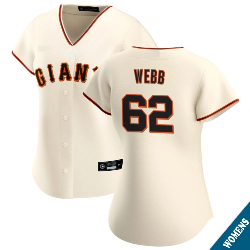 Women's San Francisco Giants Logan Webb #62 Home Cream Replica Jersey