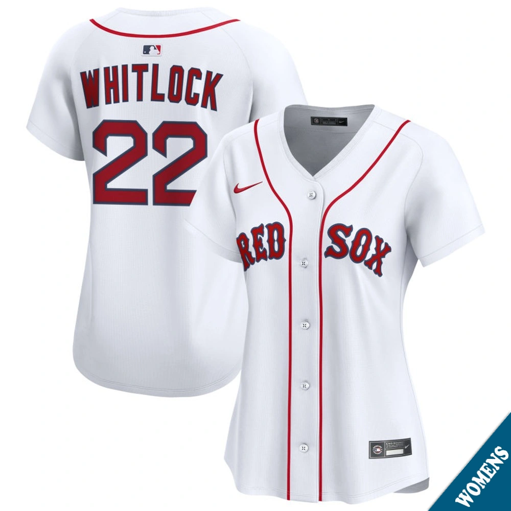 Women's Boston Red Sox Garrett Whitlock #22 Home White Limited Jersey Women's Boston Red Sox Garrett Whitlock #22 Home White Limited Jersey
