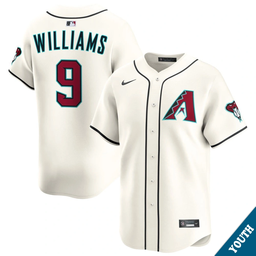 Youth Arizona Diamondbacks Matt Williams #9 Home Cream Limited Former Player‌ Jersey