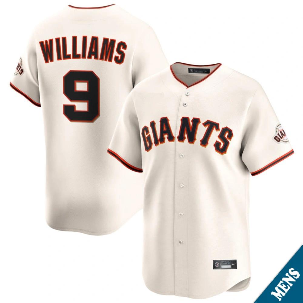 Men's San Francisco Giants Matt Williams #9 Home Cream Limited Former Player‌ Jersey