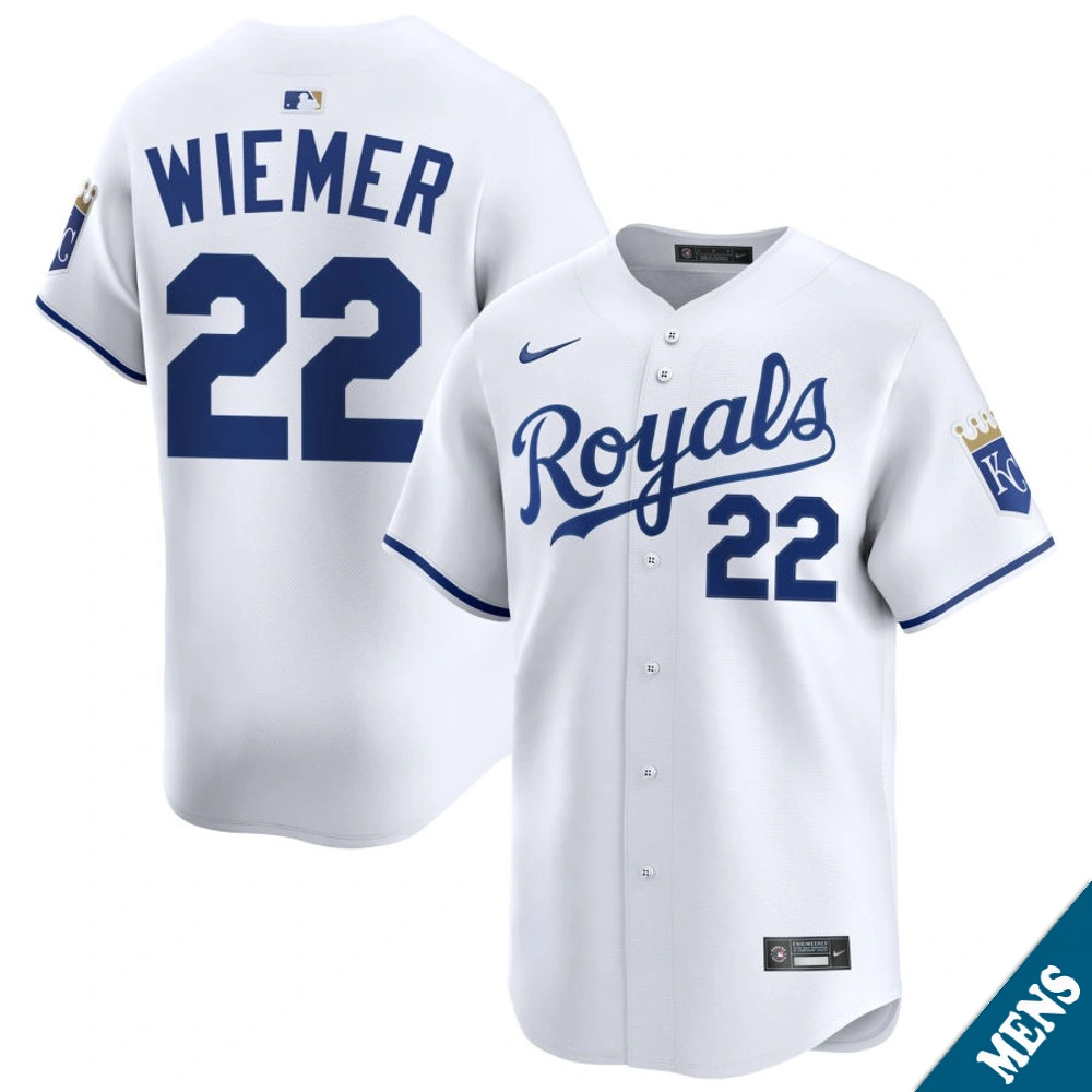 Men's Kansas City Royals Nick Wittgren #64 Home White Limited Jersey