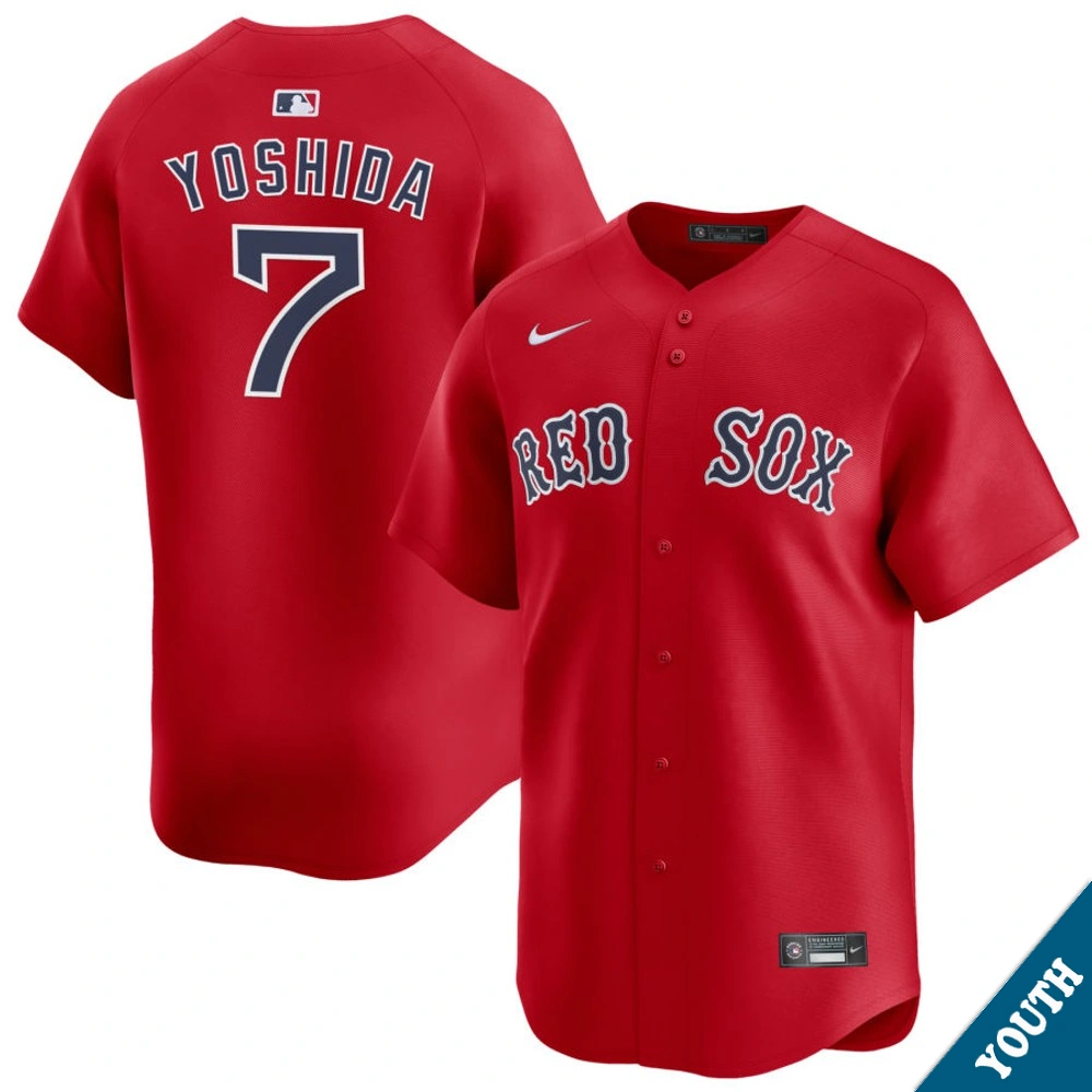 Youth Boston Red Sox Masataka Yoshida #7 Red Alternate Limited Jersey Youth Boston Red Sox Masataka Yoshida #7 Red Alternate Limited Jersey